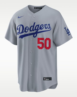 応援グッズ Nike Dodgers Mookie Betts Jersey XXL Mookie Betts Los Angeles Dodgers Men's Nike MLB Stadium Jersey